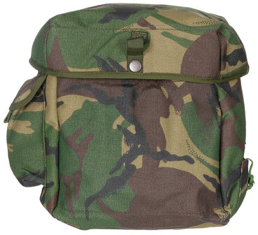 Sac de masque &agrave; gaz British Army Field Pack S10 avec pochette lat&eacute;rale, camouflage DPM IRR