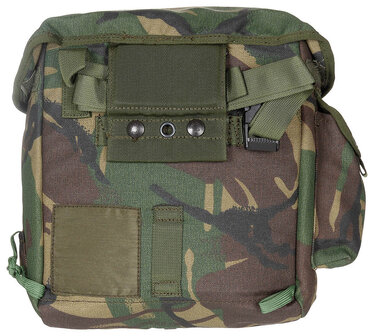 Sac de masque &agrave; gaz British Army Field Pack S10 avec pochette lat&eacute;rale, camouflage DPM IRR