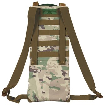MFH Hydration Backpack, with TPU Bladder, &quot;Molle&quot;, 2,5 l, mtp operation-camo