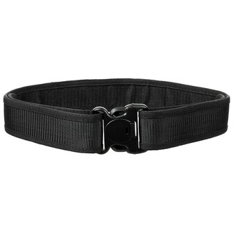 MFH Belt &quot;Security&quot;, nylon black, 5.5 CM, adjustable length up to 110CM