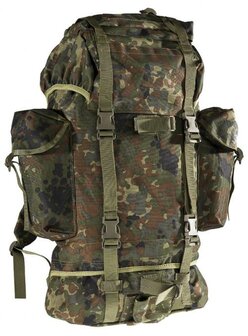 Mil-Tec Bundeswehr Combat Backpack, 65 l, large, flecktarn
