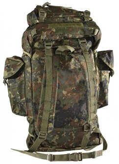 Mil-Tec Bundeswehr Kampfrucksack, 65l, flecktarn, gro&szlig;