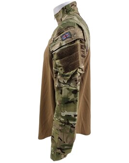 Britse leger Combat Shirt longsleeve, &quot;UBAC&quot;, Hot Weather, MTP Multicam