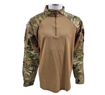 Britse leger Combat Shirt longsleeve, &quot;UBAC&quot;, Hot Weather, MTP Multicam