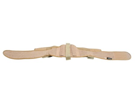 Dutch army lower back brace adjustable, coyote tan