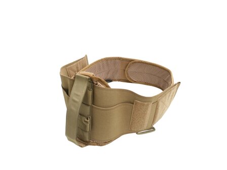 Dutch army lower back brace adjustable, coyote tan