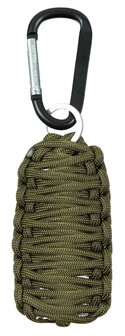 MFH Survival Set 10-piece, &quot;Parachute Cord&quot;, olive green