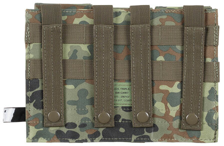 MFH Magazintasche, 3-fach, &quot;MOLLE&quot;, Flecktarn