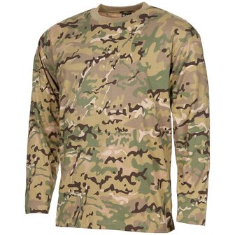  Chemise &agrave; manches longues MFH US, classic army, MTP Operation-camo