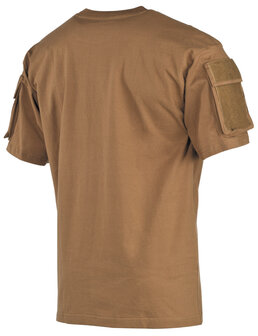 MFH US short sleeve shirt mit &Auml;rmeltaschen, coyote tan