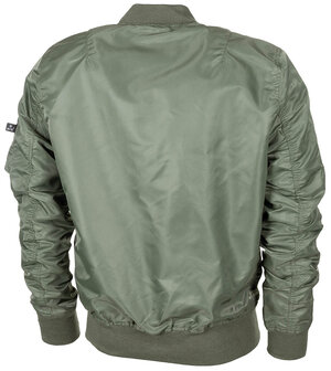 MFH US Airforce MA-1 Bomberjacke, oliv gr&uuml;n