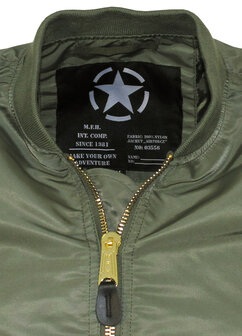 MFH US Airforce MA-1 bomber jacket, OD green