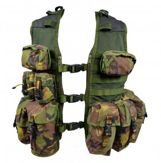 Dutch army Tactical load carrying vest, Molle, incl. 10 pouches, DPM camo