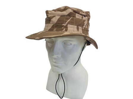 Chapeau de brousse de l&#039;arm&eacute;e britannique, GI Boonie, Tropiques avec prot&egrave;ge-nuque, desert DPM