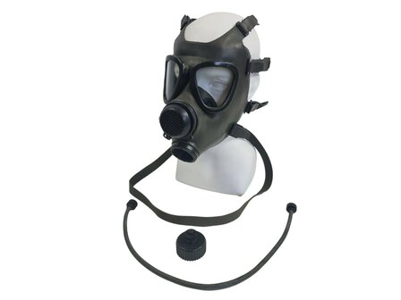Masque int&eacute;gral / masque &agrave; gaz M85 avec tube &agrave; boire et sac MP5, EN-148 RD40, vert olive