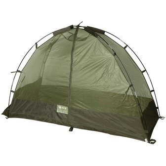Tente moustiquaire MFH avec tiges et sac de transport, vert olive