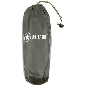 MFH tent-shaped mosquito net with rod and carrying bag, OD green