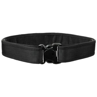 MFH Belt &quot;Security&quot;, nylon black, 5.5 CM, adjustable length up to 125CM