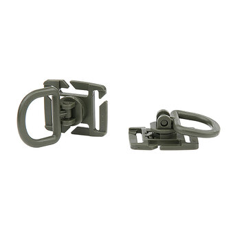 101 Inc Tactical Molle D ring 2-pack JFO04, OD green
