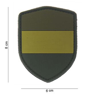101 INC 3D PVC patch shield &quot; Netherlands &quot; vert