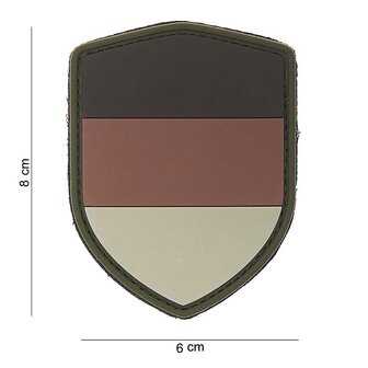 101 INC 3D PVC patch shield &quot; Germany &quot; desert