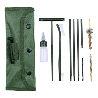 Fosco weapon cleaning set M-16 / M-4 with bag, OD green