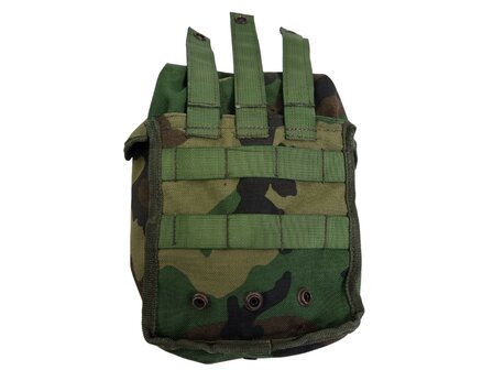 Korps mariniers utility pouch, &quot;MOLLE&quot;, middel, Forest camo