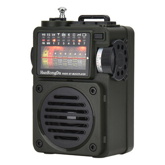 HanRongDa HRD-700 multiband world radio AM/FM/SW/MW with BL-5C battery pack