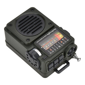 Radio mondiale multibande HanRongDa HRD-700 AM/FM/SW/MW avec batterie BL-5C