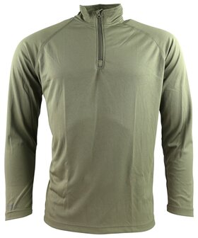 Kombat tactical chemise &agrave; manches longues en maille , operators mesh, vert olive