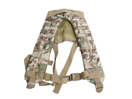 Kombat tactical PLCE webbing bretels voor load carrying set, Molle, BTP multicam