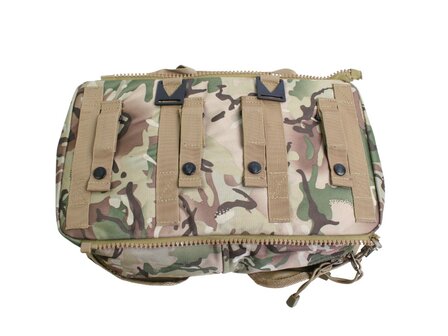 Kombat tactical PLCE medical side pouch modular with compartments, BTP multicam