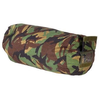 Dutch army packing bag for insulation mat or sleeping bag, woodland DPM