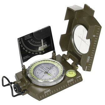 MFH Italian Scouts Compass avec bo&icirc;tier m&eacute;tallique