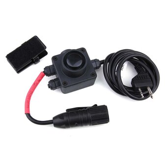 Z-Tactical Z134 Midland / Nato jack PTT headset adapter, 2-pin connector