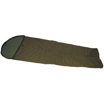 British Army Sleeping Bag 3-laminate cover Gore-Tex, breathable, water-repellent, OD green