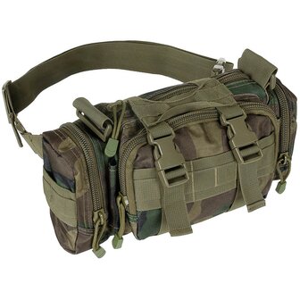 MFH Tactische heuptas / schoudertas, Woodland camo