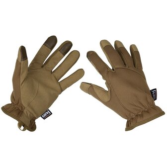 MFH Tactical Gloves, &quot;Lightweight&quot;, coyote tan