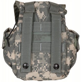 Cantine US 1QT vert olive avec Molle II canteen / general purpose pouch, UCP AT-digital