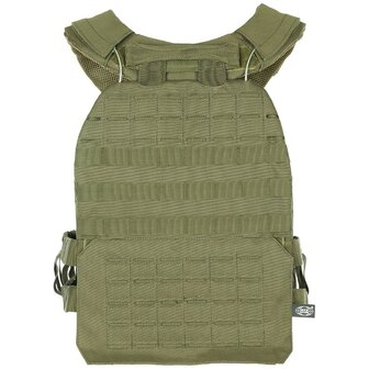 MFH Plate carrier vest &quot;Laser MOLLE&quot;, OD green