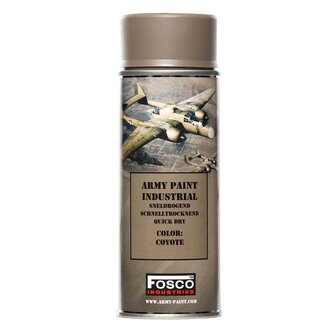 Bombes de peintures militaires Fosco 400ML, Coyote