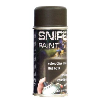 Fosco Spraydose Milit&auml;rfarbe 150ML, RAL6014 Olive Drab