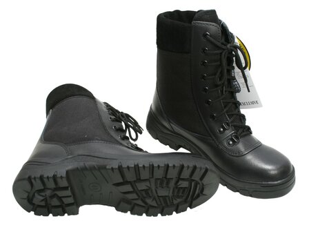 French Army boots, Combat, cordura / leather, black