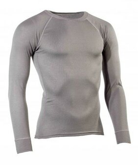 Thermowave Thermo-Langarm-Unterhemd, Silverplus Antimicrobial, Grau