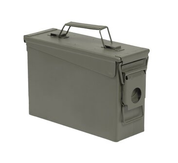 Mil-Tec US ammunition box steel M19A1 Cal.30, OD green