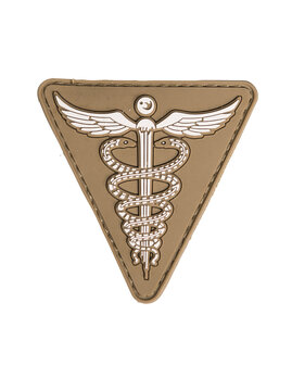 Mil-Tec 3D medical patch PVC with velcro, dark coyote