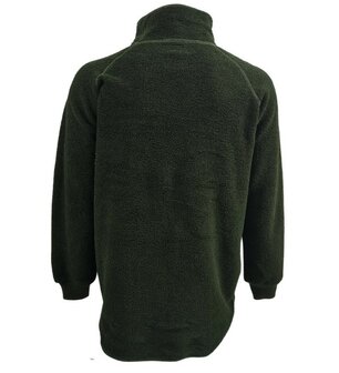 Dutch army cold weather fleece liner jacket, fire retardant, OD green