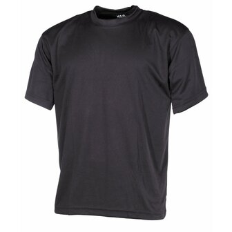 MFH T-Shirt &quot;Tactical&quot; manches courtes, noir