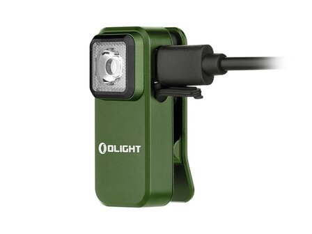 Olight Oclip mini battery LED flashlight / work light, OD Green
