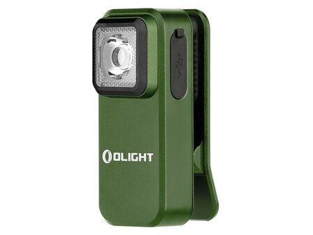 Olight Oclip mini batterie LED lampe de poche / lampe de travail, vert olive